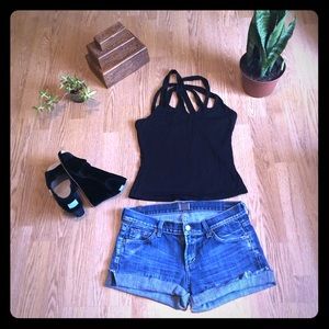 🌳 Citizens of Humanity Raw Edge Cut-Offs size 27